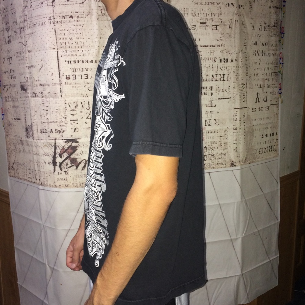 South Pole m t shirt black with white design - Picture 5 of 6